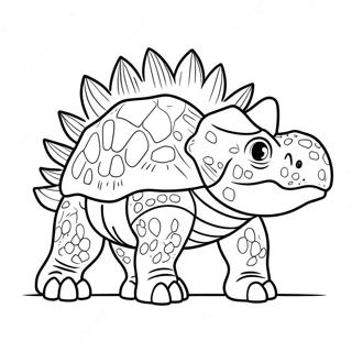 Ankylosaurus Coloring Pages