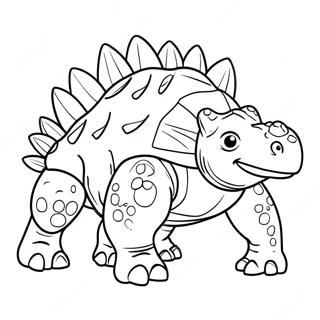 Ankylosaurus Coloring Page 30614-24198