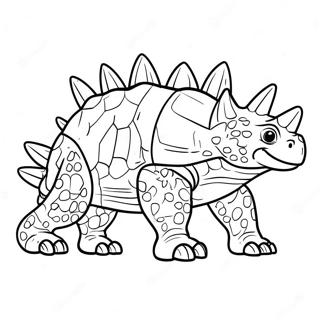 Ankylosaurus Coloring Page 30614-24200