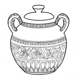 Pottery Coloring Pages