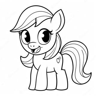 Applejack With A Bright Smile Coloring Page 30635-24217