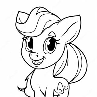 Applejack With A Bright Smile Coloring Page 30635-24218