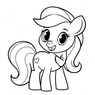 Applejack With A Bright Smile Coloring Page 30635-24219