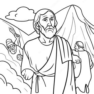 Saul Becomes Paul Coloring Pages