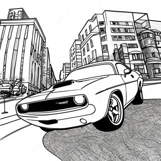 Pagina Da Colorare Della Dodge Challenger 30654-24231