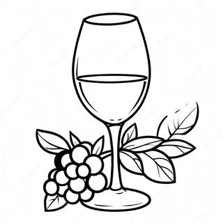 Wine For Adults Coloring Pages