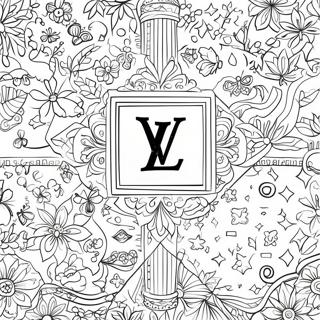 Louis Vuitton Logo Coloring Page 30724-24290