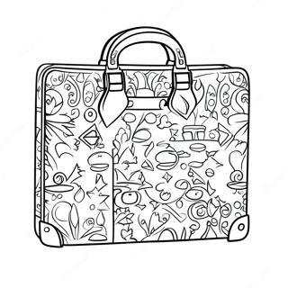 Louis Vuitton Logo Coloring Page 30724-24291