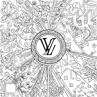 Louis Vuitton Logo Coloring Page 30724-24292