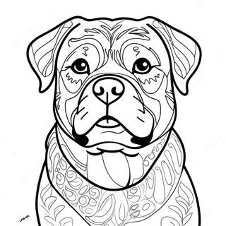 Rottweiler Coloring Pages