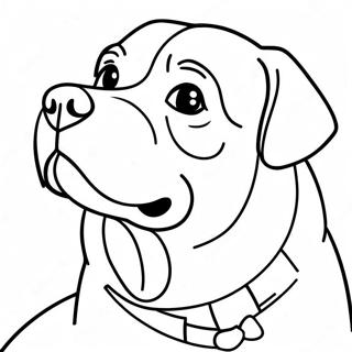 Rottweiler Coloring Page 30764-24323