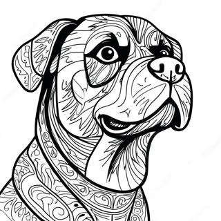 Rottweiler Coloring Page 30764-24324