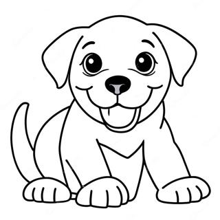 Playful Rottweiler Puppy Coloring Page 30765-24336