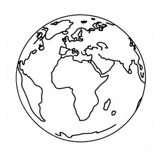 Continents Coloring Pages