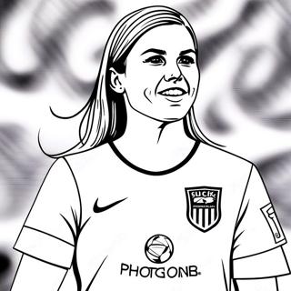 Alex Morgan Coloring Pages