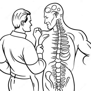 Chiropractic Coloring Pages