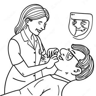 Chiropractic Coloring Pages