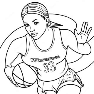 Wnba 색칠하기 페이지