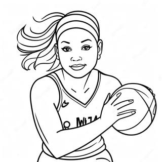 Page À Colorier De La Wnba 30854-24380