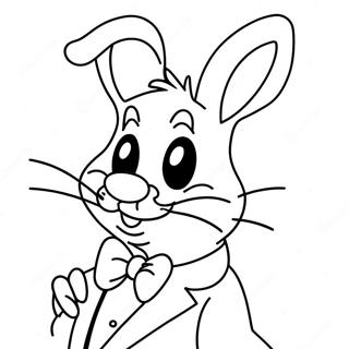 Roger Rabbit With Funny Glasses Coloring Page 30865-24405