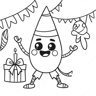 Pinata Coloring Pages