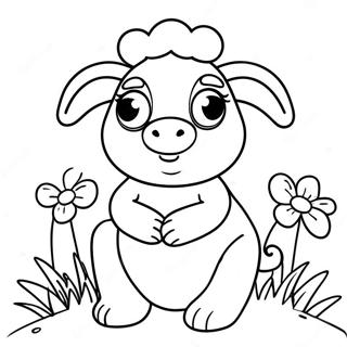 Suzy Sheep Coloring Page 30974-24480