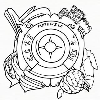 Fuerza Regida Coloring Pages