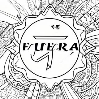 Fuerza Regida Logo Ausmalbild 31034-24534