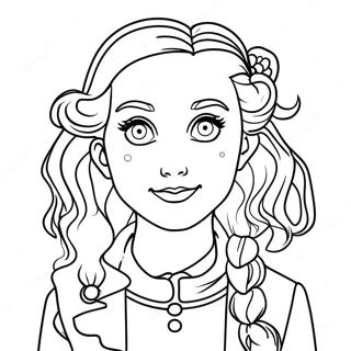 Speelse Luna Lovegood Kleurplaat 31055-58825