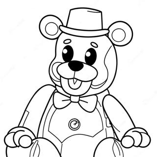 Toy Freddy Coloring Page 31064-58786