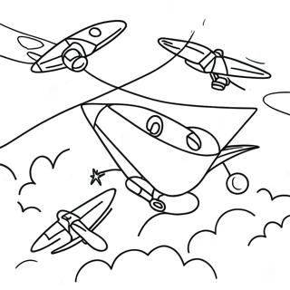 Flyers Coloring Pages