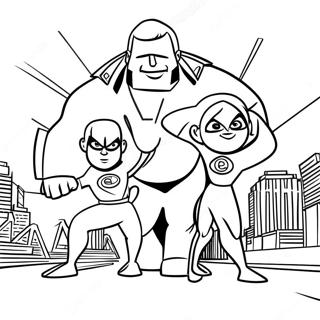 Incredibles 2 Coloring Pages