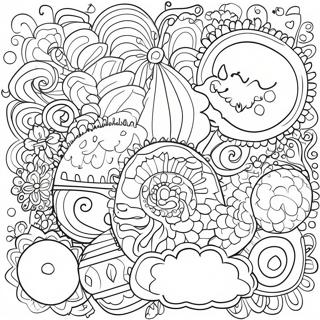 Doodle Art Coloring Pages