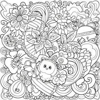 Doodle Coloring Page For Kids 310-250