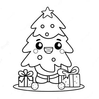 Cocomelon Christmas Tree Coloring Page 31113-24591