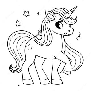 Mermaid Adorable Cute Unicorn Coloring Pages