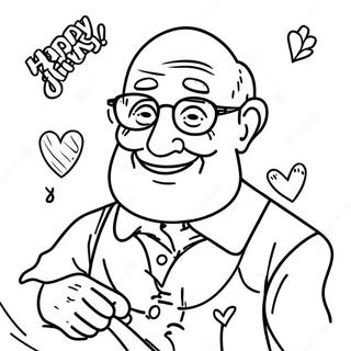 Happy Father's Day Grandpa Coloring Page 31163-24631