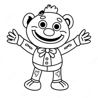 Funny Puppet Coloring Page 31194-24653