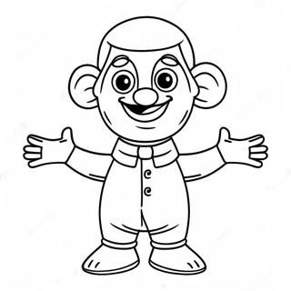 Funny Puppet Coloring Page 31194-24654