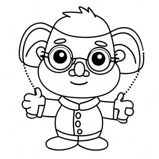 Funny Puppet Coloring Page 31194-24656