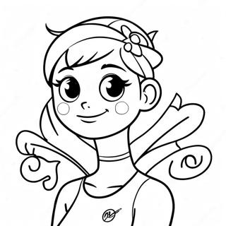 Marinette Miraculous Ladybug Coloring Page 31223-24684