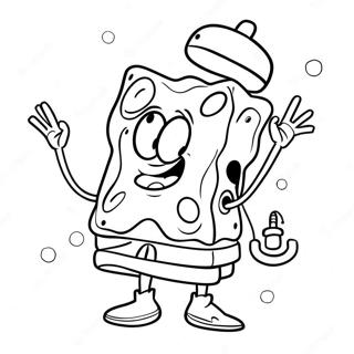 Spongebob Stoner Coloring Page 31303-24780