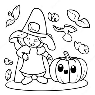 Trick Or Treat Coloring Pages