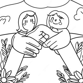 Best Friends Coloring Pages