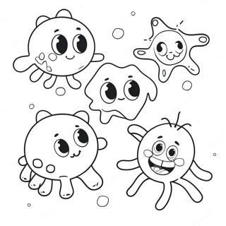 Cute Germs Coloring Page 31363-24785