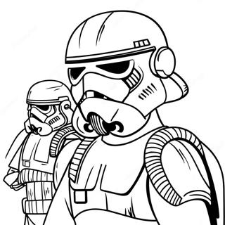 Star Wars Bad Batch Coloring Page 31373-24809