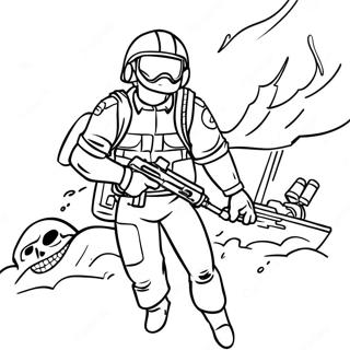 Hunter Leading The Bad Batch Coloring Page 31374-24816