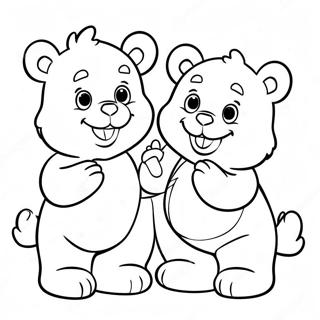 Iloinen Care Bear Cousins -Värityssivu 31394-24817