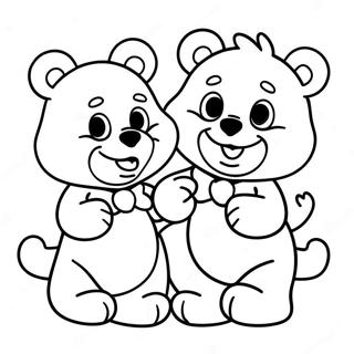 Iloinen Care Bear Cousins -Värityssivu 31394-24819