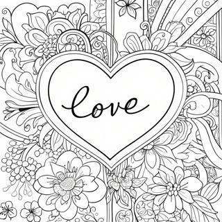 Love For Adults Coloring Pages